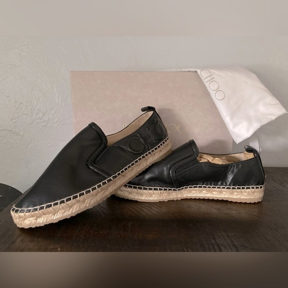 Jimmy Choo Lichi Flat black shoes size 38 - Picture 2 of 16